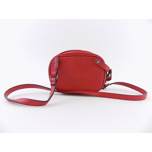 INC QUIIN Red QUILTED STUDDED CONVERTIBLE FANNY PACK Belt Bag Handbag - Picture 3 of 7